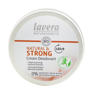 Lavera Natural &amp; Strong Cream Deodorant- With Organic Ginseng 50ml/1.7oz