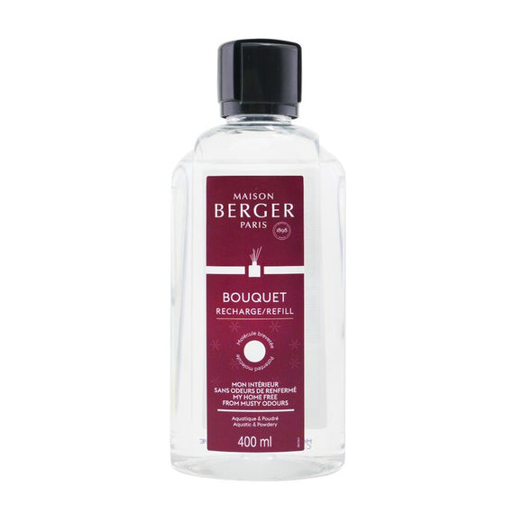 Lampe Berger (Maison Berger Paris) Functional Bouquet Refill - My Home Free From Musty Odours (Aquatic & Powdery) 400ml