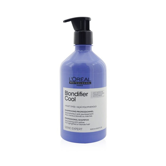 L'Oreal Professionnel Serie Expert - Blondifier Cool Neutralizing Shampoo (For Highlighted/ Blonde Hair) 500ml/16.9oz
