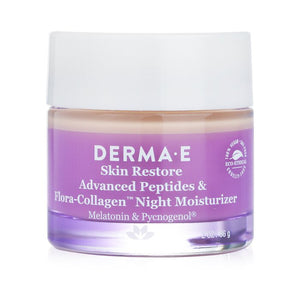 Derma E Skin Restore Advanced Peptides &amp; Flora Collagen Night Moisturizer 56g/2oz