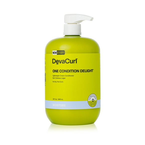 DevaCurl One Condition Delight Lightweight Cream Conditioner - For Dry, Fine Curls 946ml/32oz