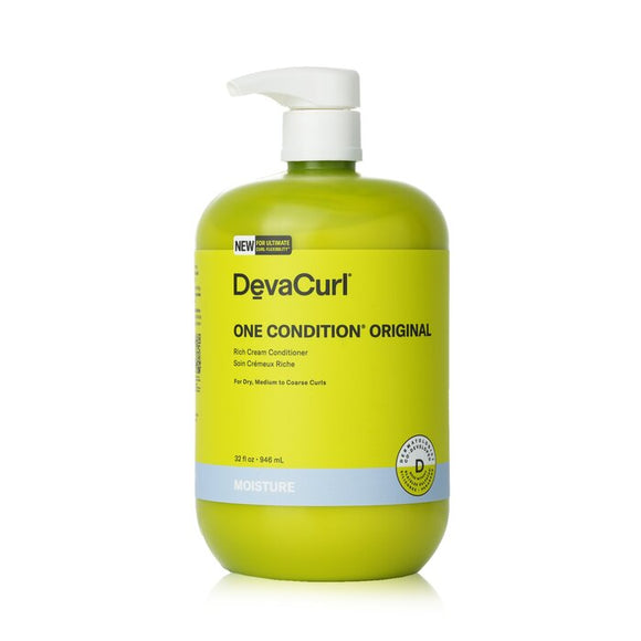 DevaCurl One Condition Original Rich Cream Conditioner - For Dry, Medium to Coarse Curls 946ml/32oz