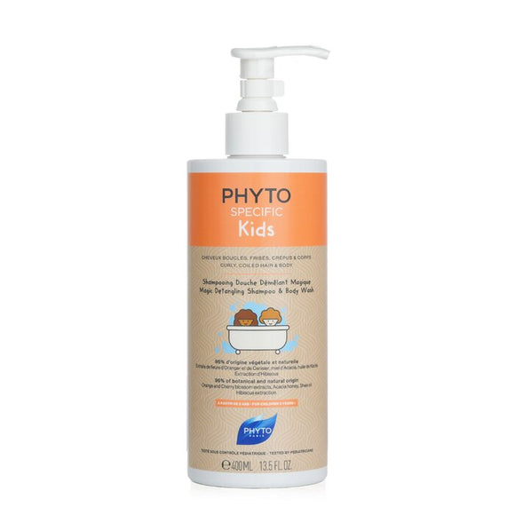 Phyto Phyto Specific Kids Magic Detangling Shampoo & Body Wash - Curly, Coiled Hair & Body (For Children 3 Years+) 400ml/13.5oz