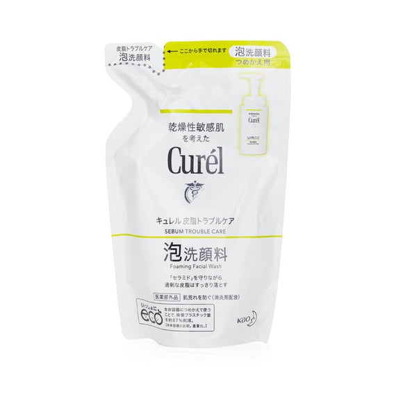 Curel Sebum Trouble Care Foaming Facial Wash Refill 130ml/4.3oz