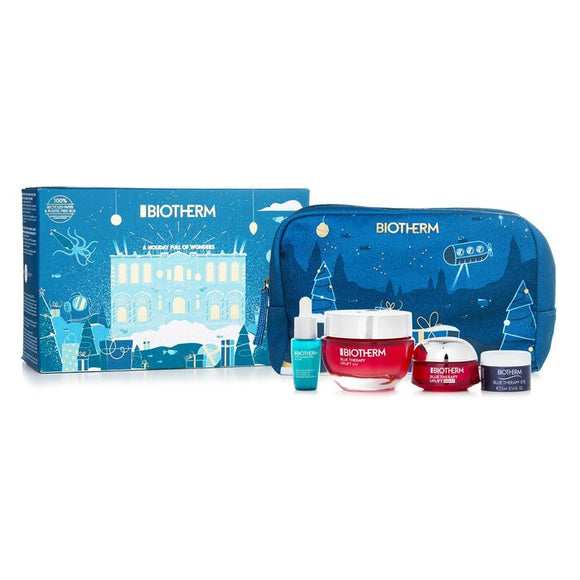 Biotherm Blue Therapy Red Algae Uplift Set 4pcs 1pouch