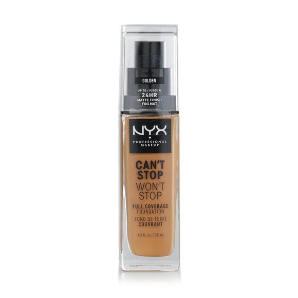 NYX Can't Stop Won't Stop Full Coverage Foundation - Golden 30ml/1oz