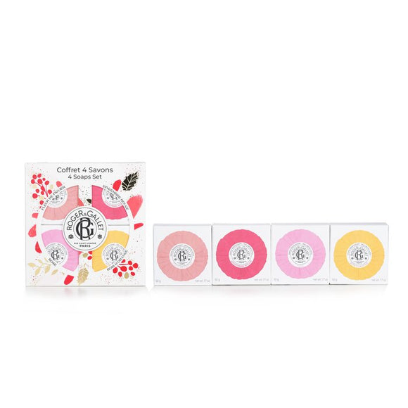 Roger & Gallet Wellbeing Soaps Coffret 4pcs