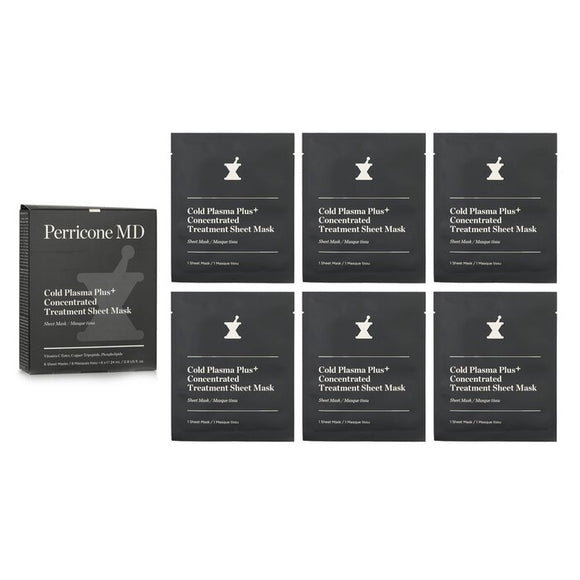 Perricone MD Cold Plasma Plus Concentrated Treatment Sheet Mask 6x24ml/0.8oz