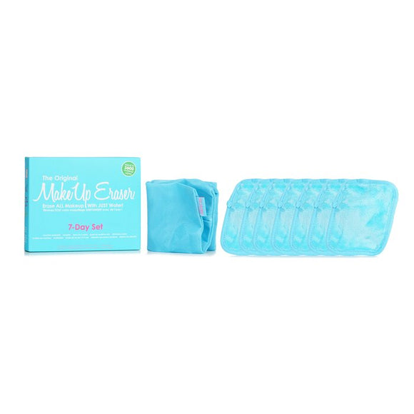 MakeUp Eraser Chic Blue 7 Day Set (7x Mini MakeUp Eraser Cloth 1x Bag) 7pcs 1bag
