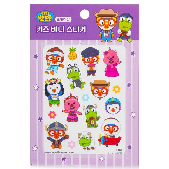 April Korea Pororo Body Sticker - PT02 1pc