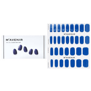 Mavenir Nail Sticker (Blue) - Classic Navy Nail 32pcs