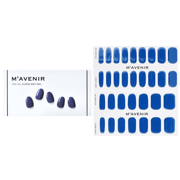 Mavenir Nail Sticker (Blue) - Classic Navy Nail 32pcs