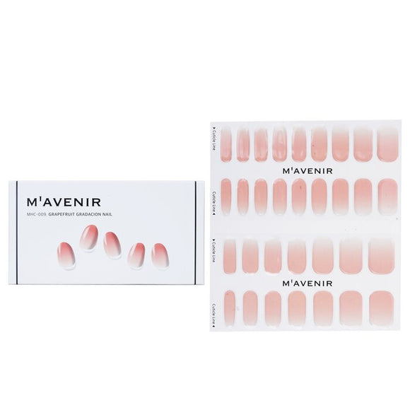 Mavenir Nail Sticker (Pink) - Grapefruit Gradacion Nail 32pcs