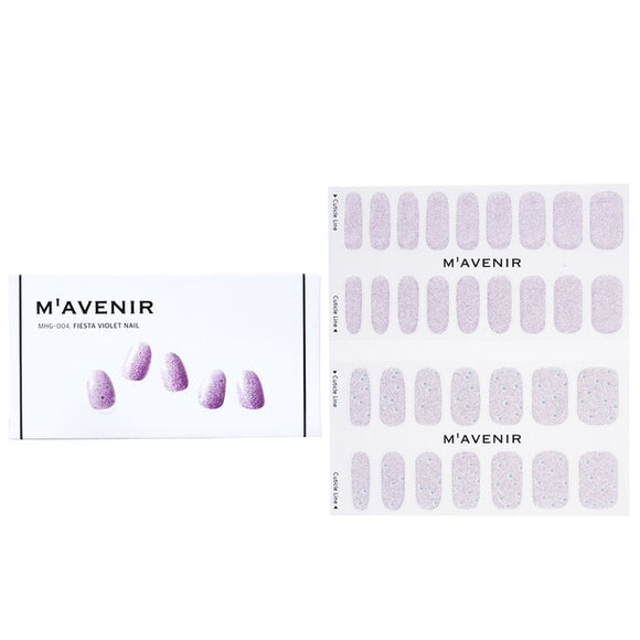 Mavenir Nail Sticker (Purple) - Fiesta Violet Nail 32pcs
