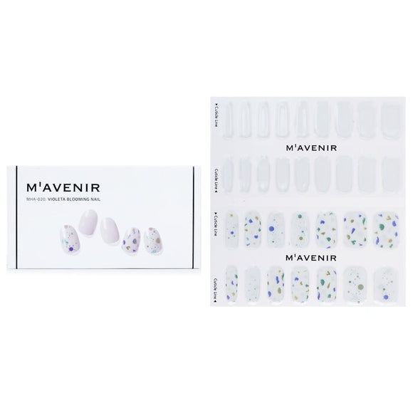 Mavenir Nail Sticker (White) - Violeta Blooming Nail 32pcs