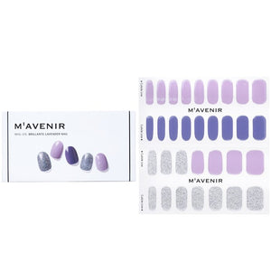Mavenir Nail Sticker (Purple) - Brillante Lavender Nail 32pcs