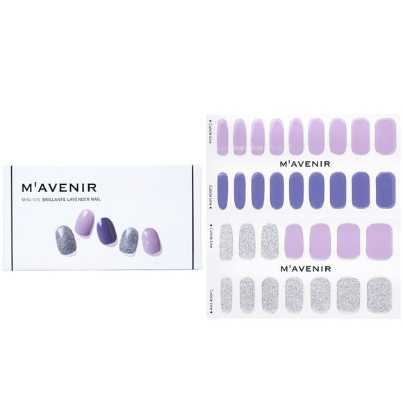 Mavenir Nail Sticker (Purple) - Brillante Lavender Nail 32pcs