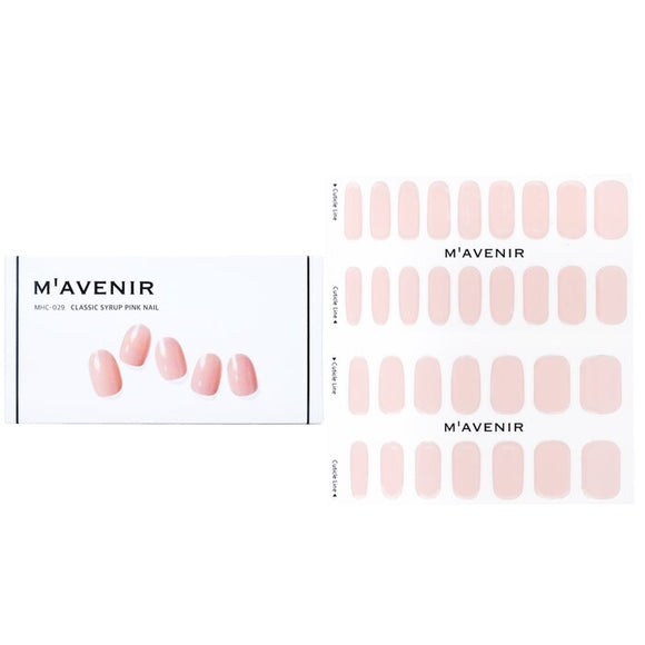 Mavenir Nail Sticker (Pink) - Classic Syrup Pink Nail 32pcs