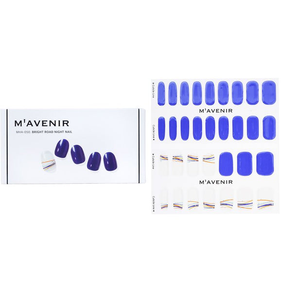 Mavenir Nail Sticker (Blue) - Bright Road Night Nail 32pcs