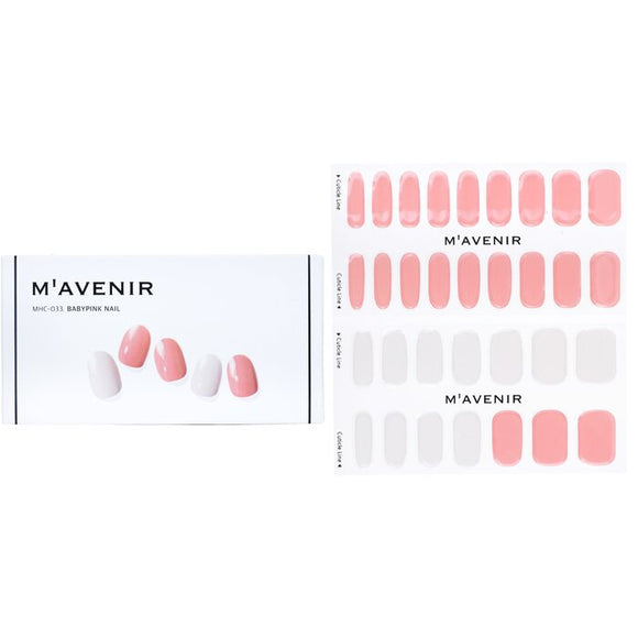 Mavenir Nail Sticker (Pink) - Babypink Nail 32pcs