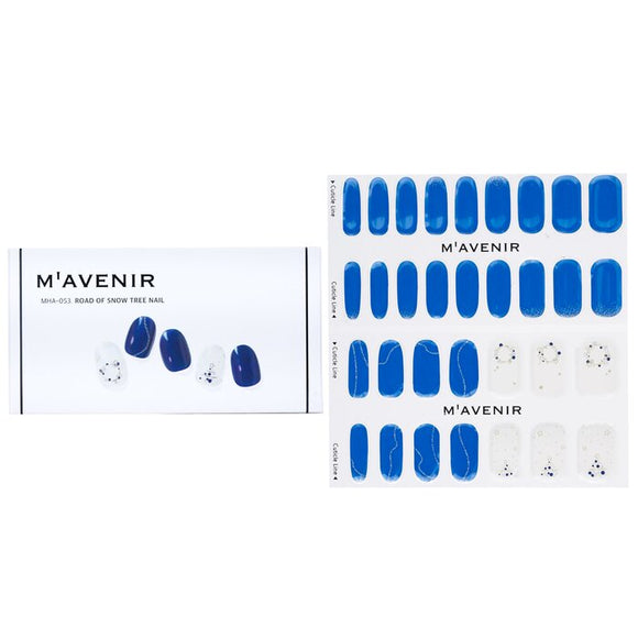Mavenir Nail Sticker (Blue) - Road Of Snow Tree Nail 32pcs