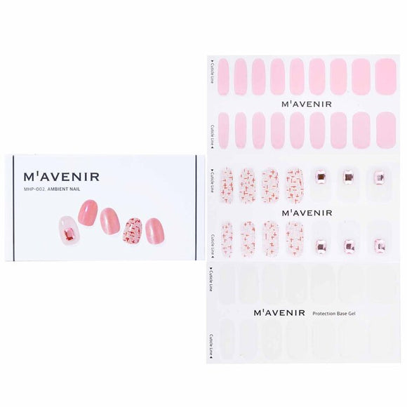 Mavenir Nail Sticker (Pink) - Ambient Nail 32pcs