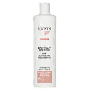 Nioxin Density System 3 Scalp Therapy Conditioner (Colored Hair, Light Thinning, Color Safe) 500ml/16.9oz