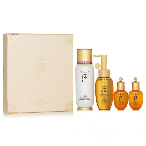 Whoo (The History Of Whoo) Bichup First Care Moisture Anti-Aging Essence Special Set 4 pcs