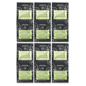 Apivita Express Beauty Face Mask with Cucumber (Intensive Moisturization) - Unboxed 6x(2x8ml)