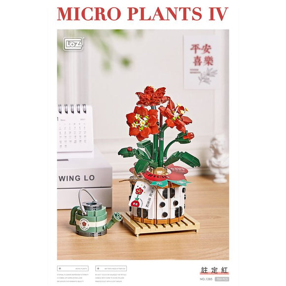 Loz LOZ Mini Blocks - Eternal Flowers Garden Series - Destined to be Red 15 x 22 x 8.5cm
