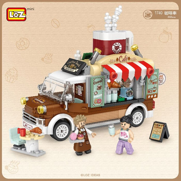 Loz LOZ Mini Blocks - Coffee Car 14 x 18 x 8 cm