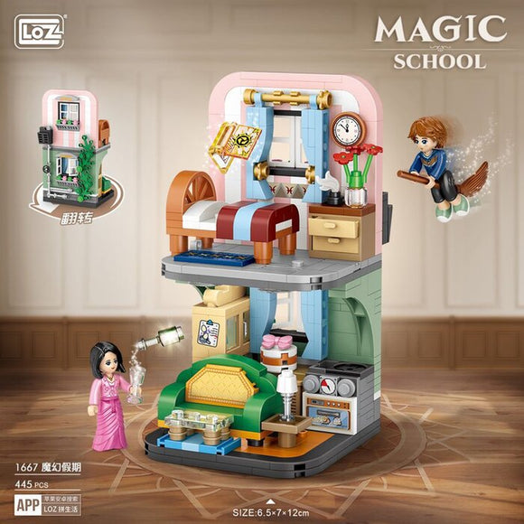 Loz LOZ Magic Academy Street Series - Magic Holiday 16.5x12.5x8cm