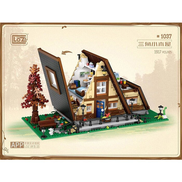 Loz LOZ Mini Blocks - Triangle Cabin 40 x 28 x 9.5cm