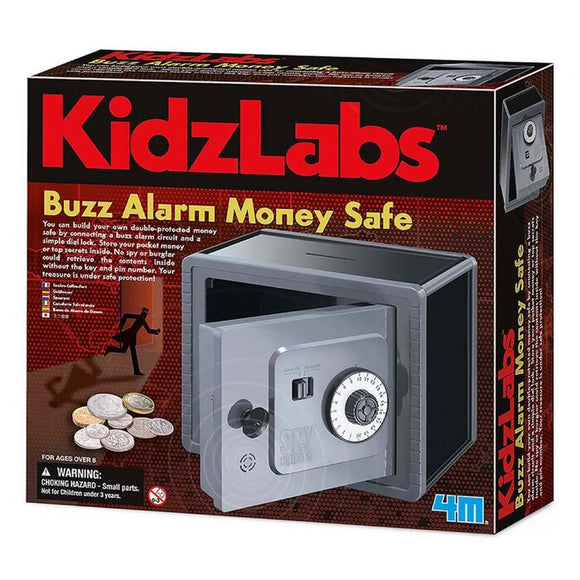 4M KidzLabs/Buzz Alarm Money Safe 39x25x22mm