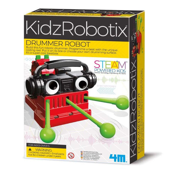 4M KidzRobotix/Drummer Robot 39x17x25mm