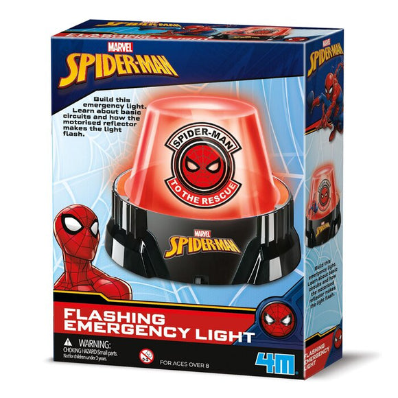 4M Disney/Marvel Spider-man/Flashing Emergency Light 37x18x22.5mm