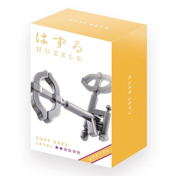 Broadway Toys Hanayama | Key II Hanayama Metal Brainteaser Puzzle Mensa Rated Level 2 75*119*45 mm