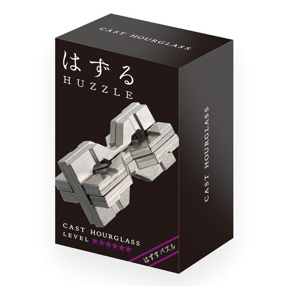 Broadway Toys Hanayama | Hourglass Hanayama Metal Brainteaser Puzzle Mensa Rated Level 6 75*119*45 mm