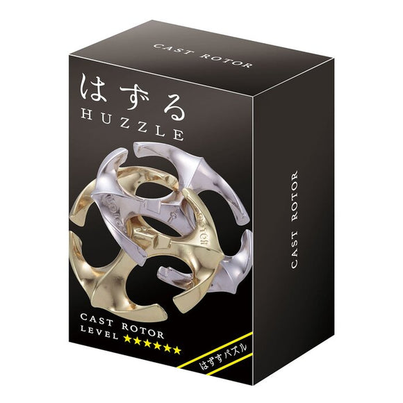 Broadway Toys Hanayama | Rotor Hanayama Metal Brainteaser Puzzle Mensa Rated Level 6 75*119*45 mm